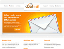 Tablet Screenshot of cloudmail.co.nz