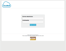 Tablet Screenshot of cloudmail.com.co